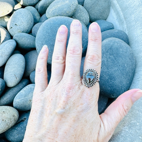 Sundance IRON TIGERS EYE ring sterling silver gemstone cats eye Quartz stone gem - Picture 9 of 9